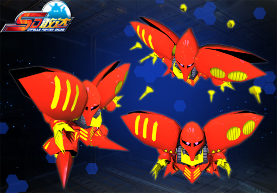 《sd敢达ol》红色风暴席卷而来,卡碧尼mk-ii现身弥赛亚